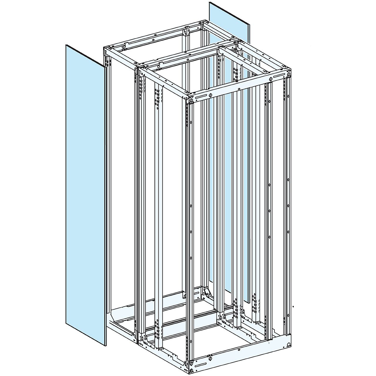 PrismaSeT P Active - Panneau latéral arrière - IP30 - L400
