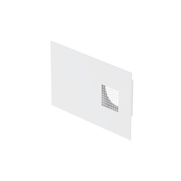 Grille combinée D160 blanche prise d'air gauche - ComfoEdge Dupla ZEHNDER COMFOSYSTEMS - 990430574 