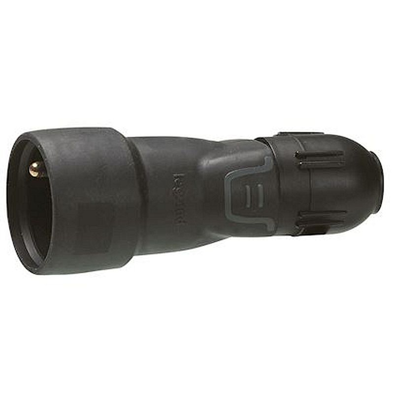 Prolongateur caoutchouc 2P+T 16A IK08 à témoin de tension