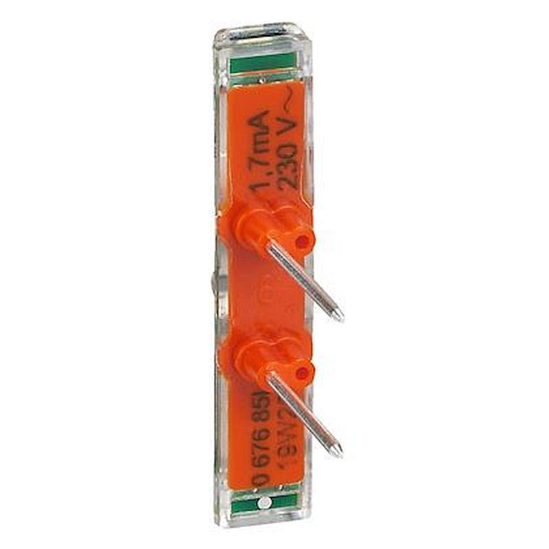 Voyant témoin Mosaic Easy-Led 230V avec repère orange