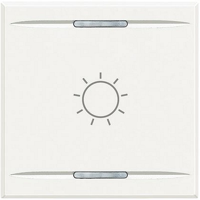 Manette Axolute symbole lumière type bascule 2 modules - White