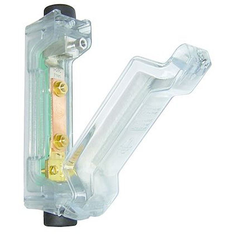 Barrette de terre Alu avec boîtier