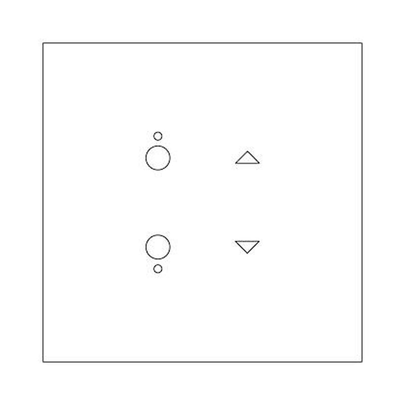 Commande pour volets Art d'Arnould Epure MyHOME_Up - acier miroir