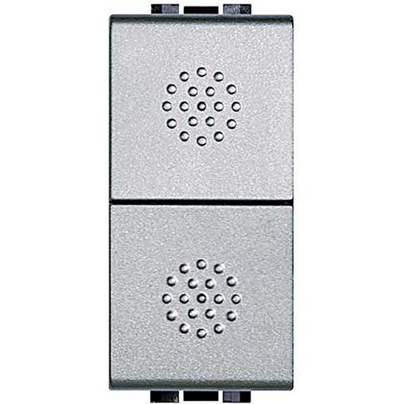 Double-poussoir axial Livinglight NO-NO 10A 250V~ - Tech - 1 module