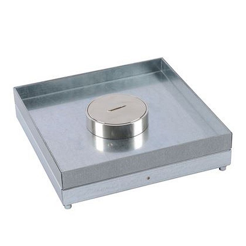 Boîte de sol IP44 carrelage/marbre 8mm à 24mm ép. avec sortie de câble centrale