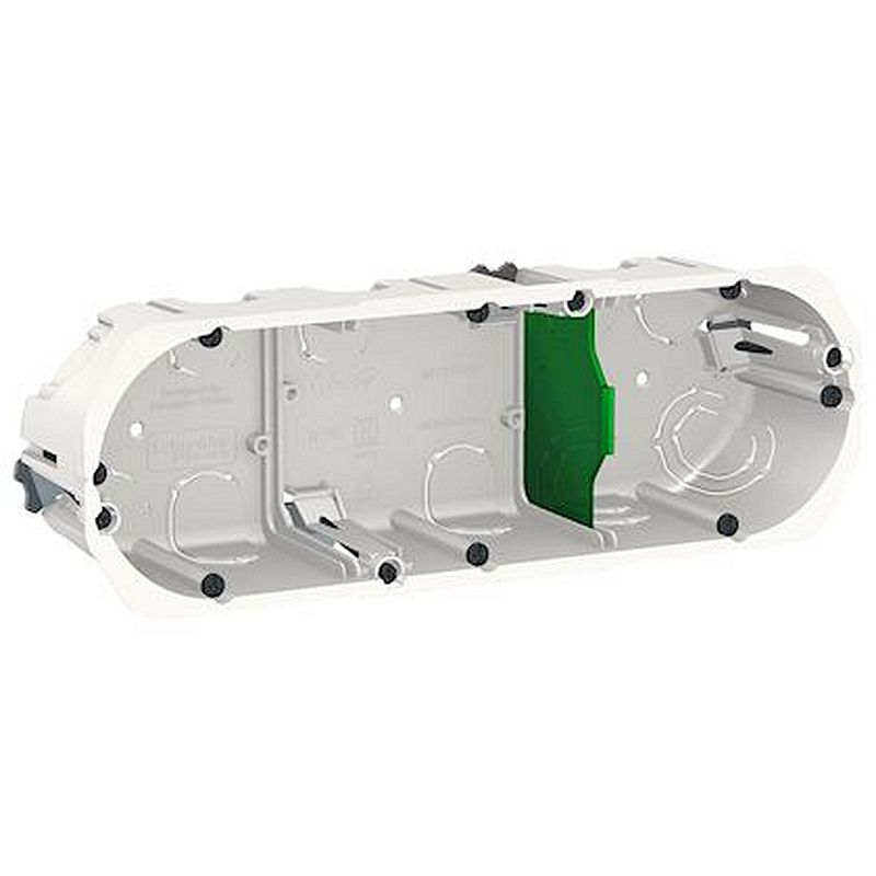 Multifix - boîte d'encastrement - D= 67mm - prof 50mm - 3 postes entraxe 71 mm