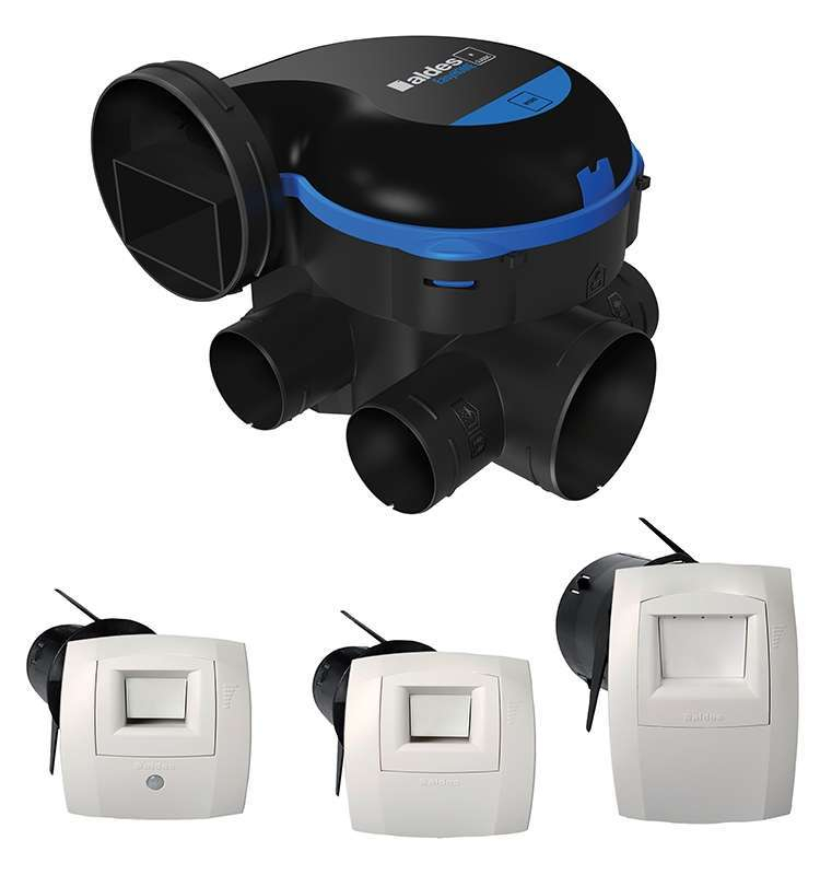 Kit VMC simple flux hygroréglable - EasyHOME HYGRO CLASSIC - 11033031 ALDES - 11033031 