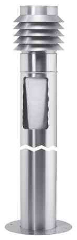 Borne de prise d'air inox ⌀200mm avec filtre - LEWT-A 200 INOX - 2992 HELIOS VENTILATEURS - 2992 