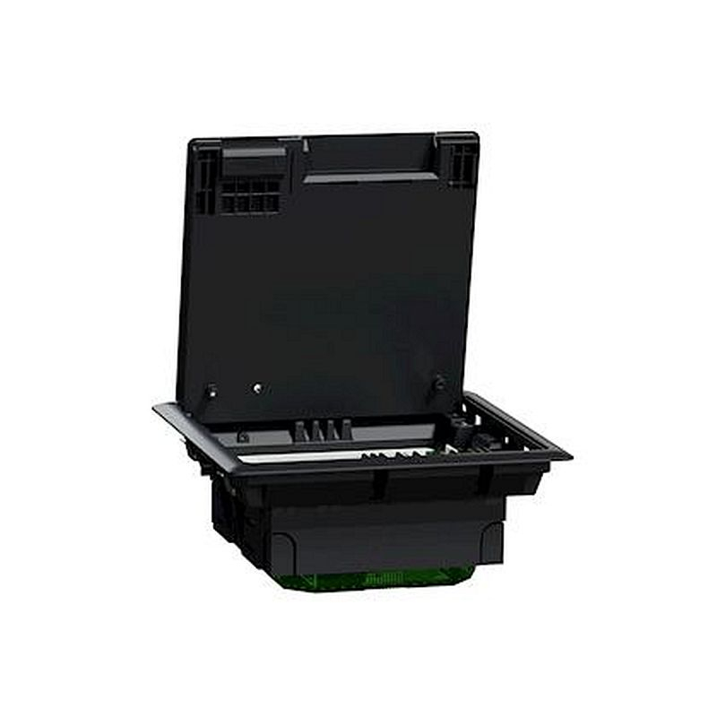 Unica System+ - Boîtier de sol M 2x4mod ou 4 postes - plastique - IK08 IP20