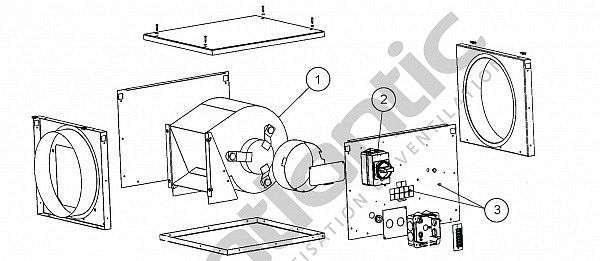 Motoventilateur Critair 30C4 - MOTOVENTILATEUR CRITAIR 30C4 - 913635 ATLANTIC SAV CLIM. & VENTIL. - 913635 