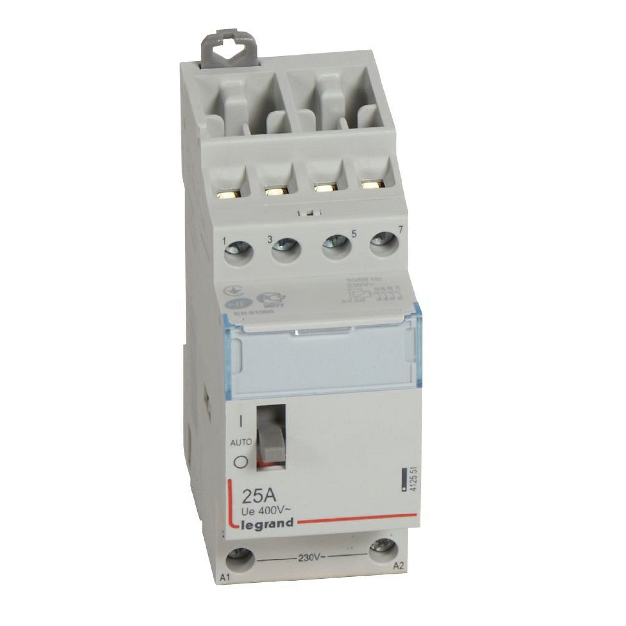 Contacteur de puissance CX³ bobine 230V~ - 4P 250V~ - 25A - 4F - 2 modules