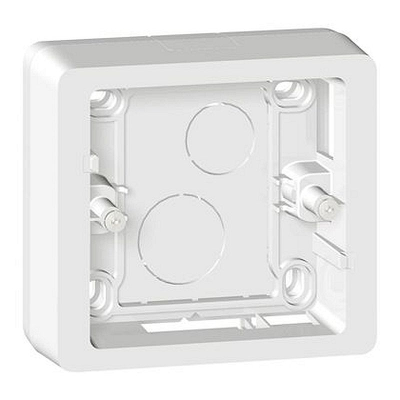 Cadre saillie Céliane 1 poste blanc