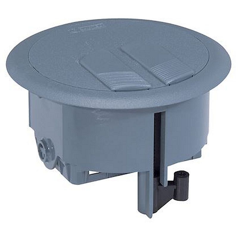 Boîte de sol à équiper - 3 modules - gris