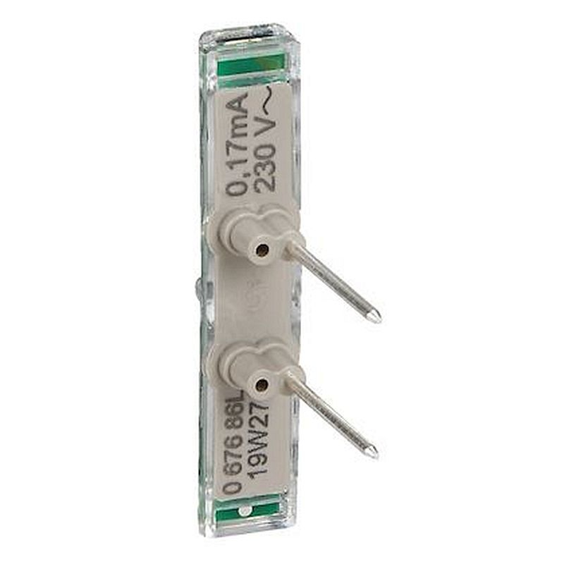 Voyant lumineux Mosaic Easy-Led 230V avec repère gris