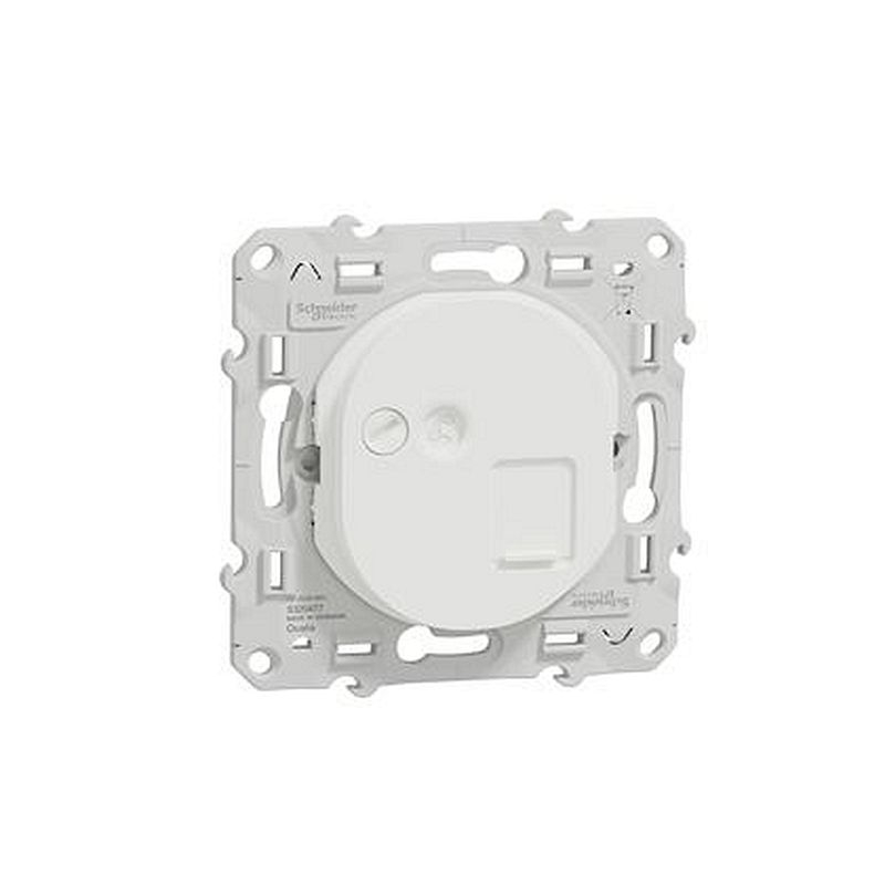 Ovalis - prise RJ45 - cat6a - grade 3 (multimédia +) (longue distance) - Blanc