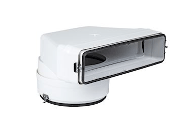 coude mixte vertical pour bouche 55x220 à joints - CMV 55X220X125JB - 460070 ATLANTIC - 460070 