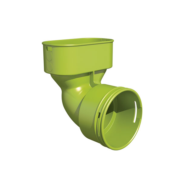 Coude adaptateur 90° D75 mm - AE35SC-AE34C Air Excellent - 188343 UBBINK - 188343 