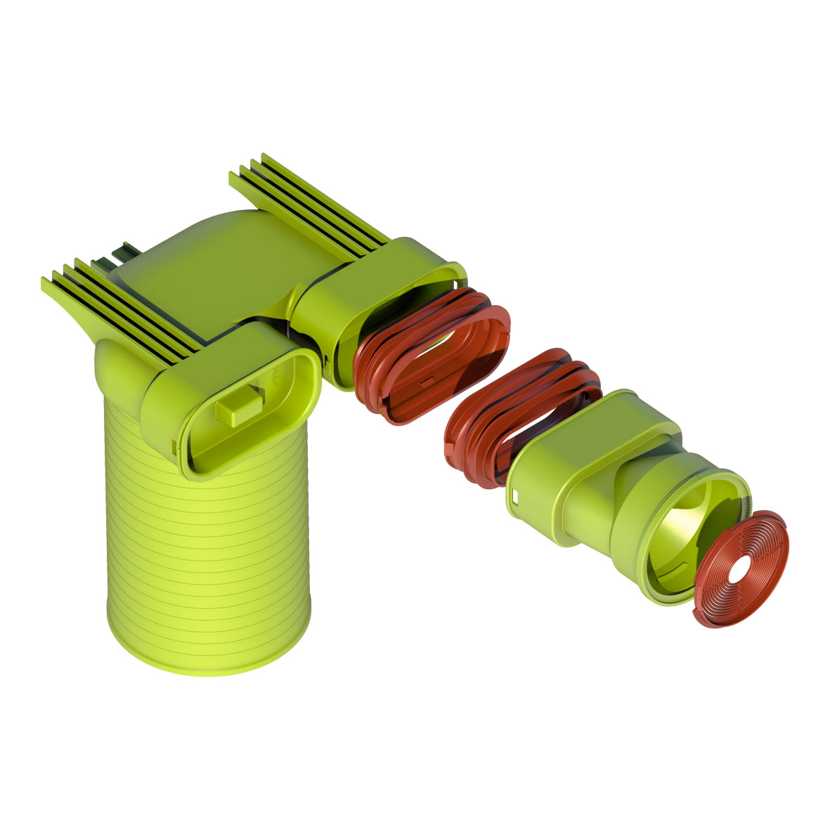 Kit plenum terminal coudé 90° D125 2x 50x100 mm - AE35SC Air Excellent - 188570 UBBINK - 188570 