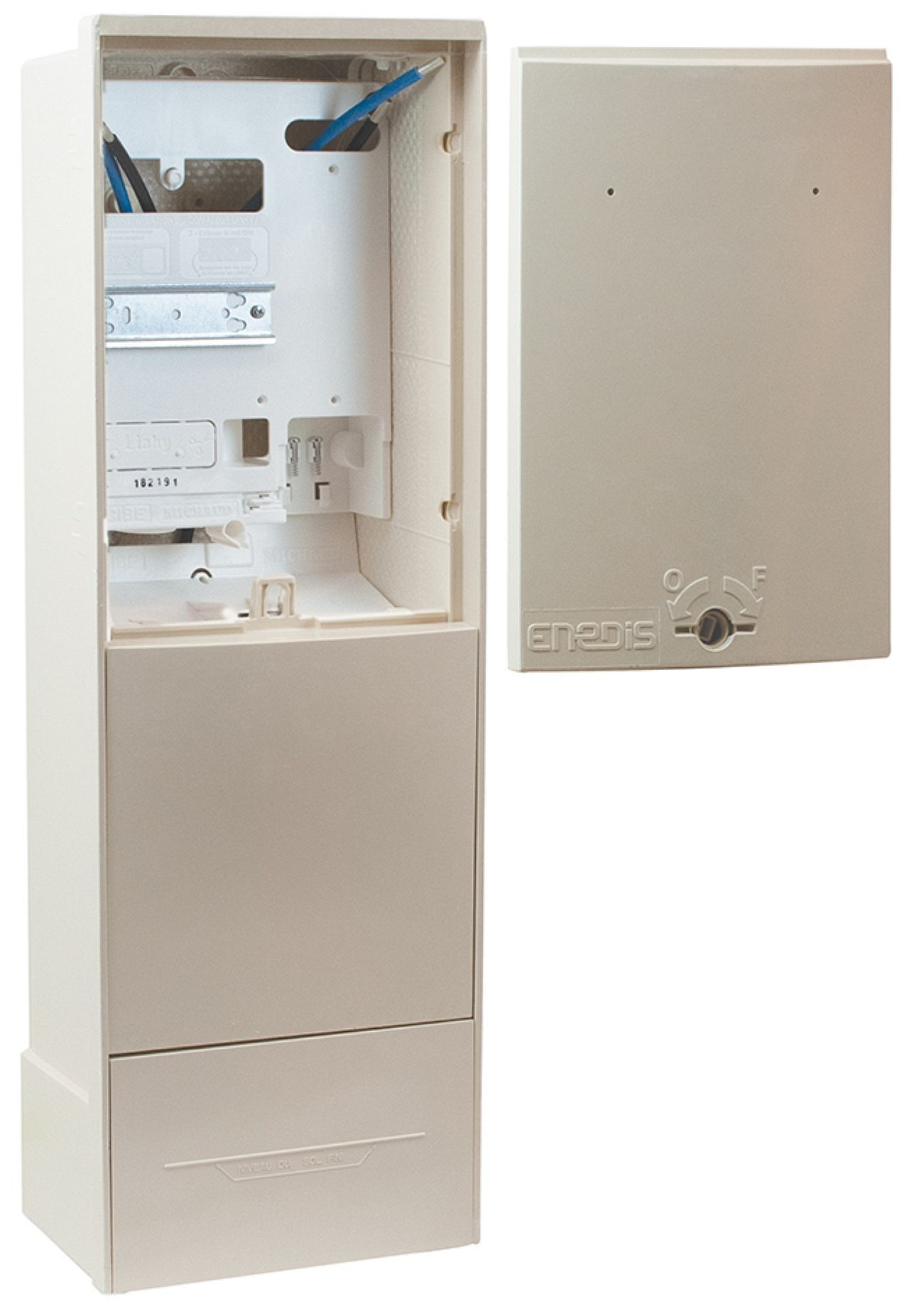 Borne CIBE type 2 serrure rectangulaire