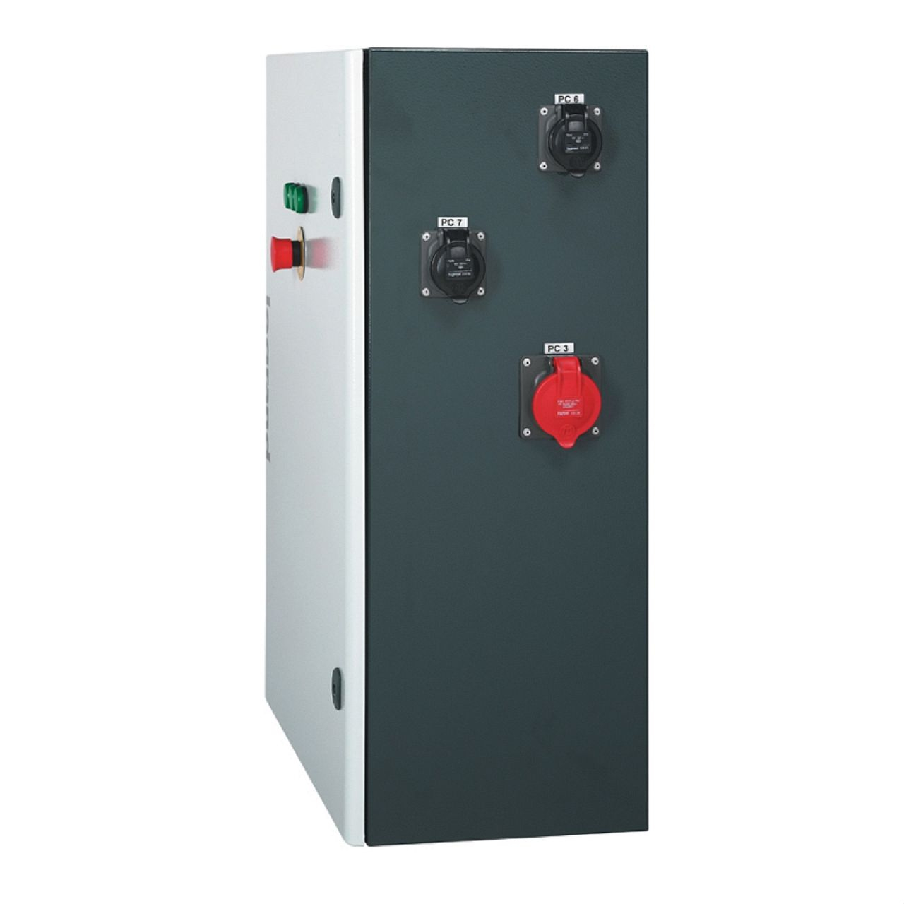Coffret de chantier P17 IP66 IK10 100A - 400V~ - 4 prises brochage domestique