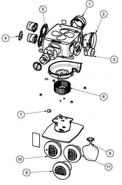 Extraction Et Insufflation Air - MOTOTURBINE HYGROCOSY - 914097 ATLANTIC SAV CLIM. & VENTIL. - 914097 