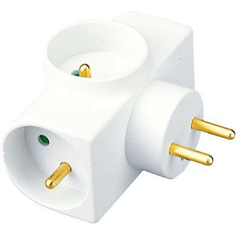 Tridis 16A 2P+T blanc