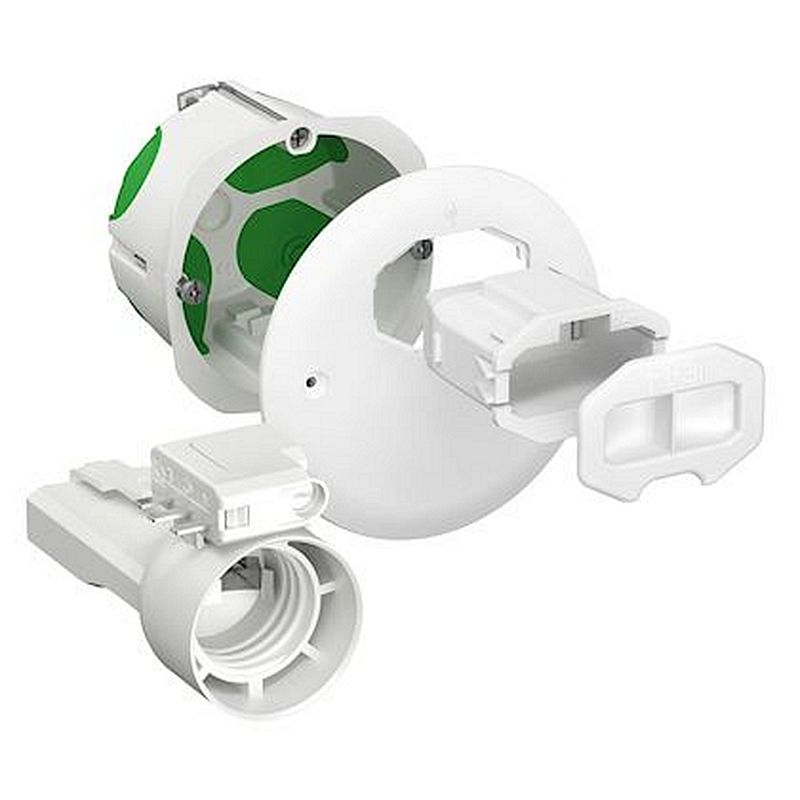 Multifix Air DCL, boîte d'applique avec couvercle non affl, connect, douille E27