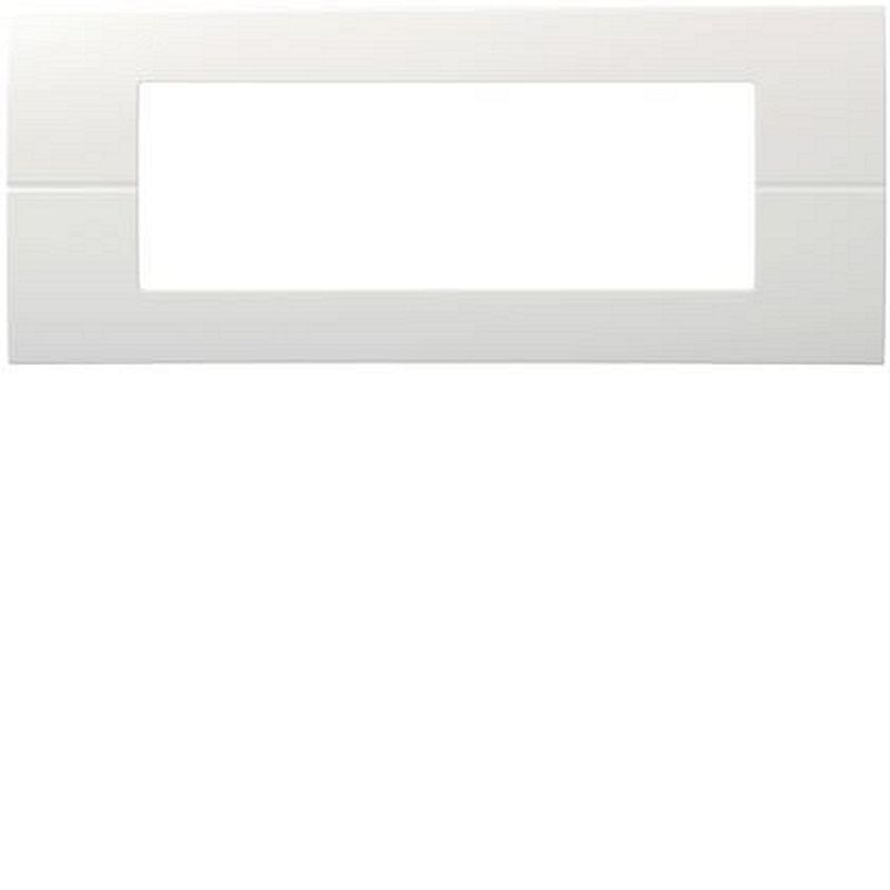 Systo plaque horizontale entraxe 57 6 modules Blanc