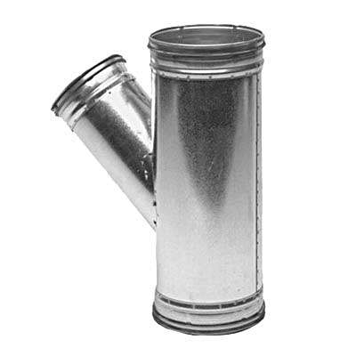 Té oblique 45° Galva D315/D315 à joints - TGAL45D315/D315J ECONONAME - TGAL45D315/D315J 