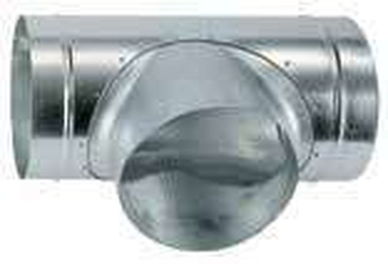 Té 90° galva D125/80 - TE 125/80 - 523261 ATLANTIC - 523261 