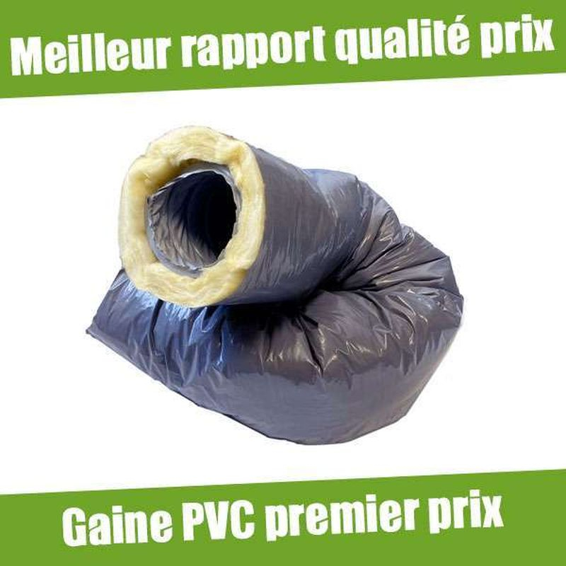 6m Gaine PVC Souple Isolée 25 mm Standard D150 - FirstFlex - GPI⌀150/25L6 ECONONAME - GPI⌀150/25L6 