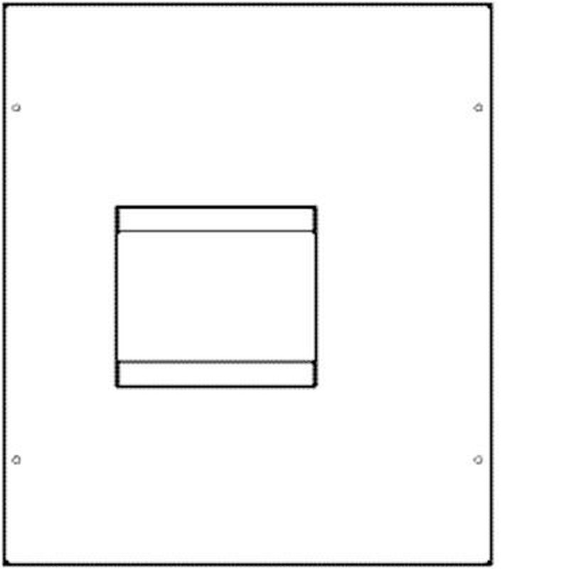 Kit d'équipement isolant pour BM sans dif h400-630 l250 h400 vertical