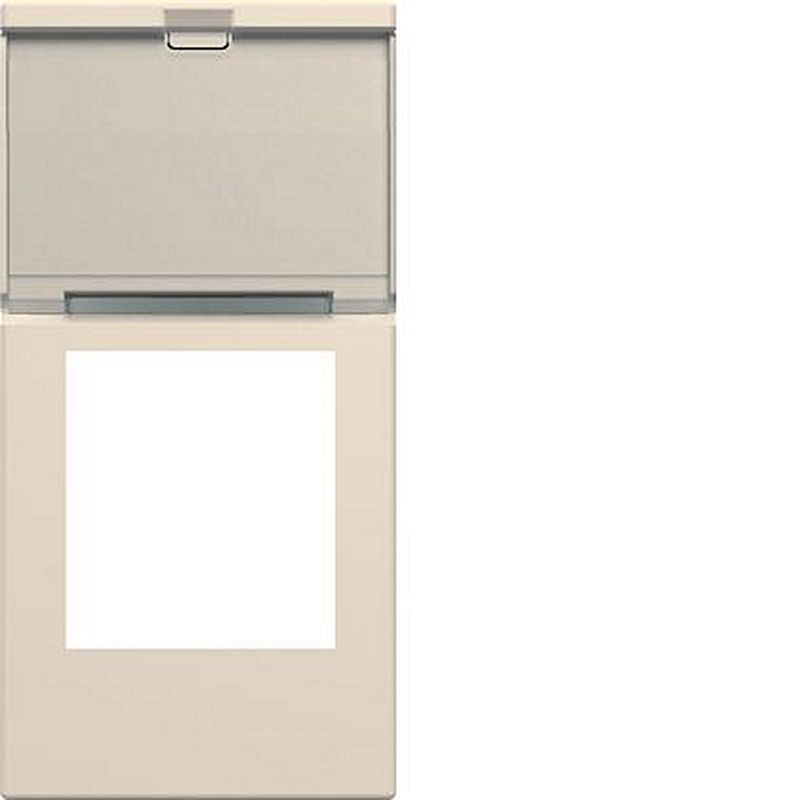 Enjoliveur prise RJ45 gallery avec porte-étiquette 1 module dune
