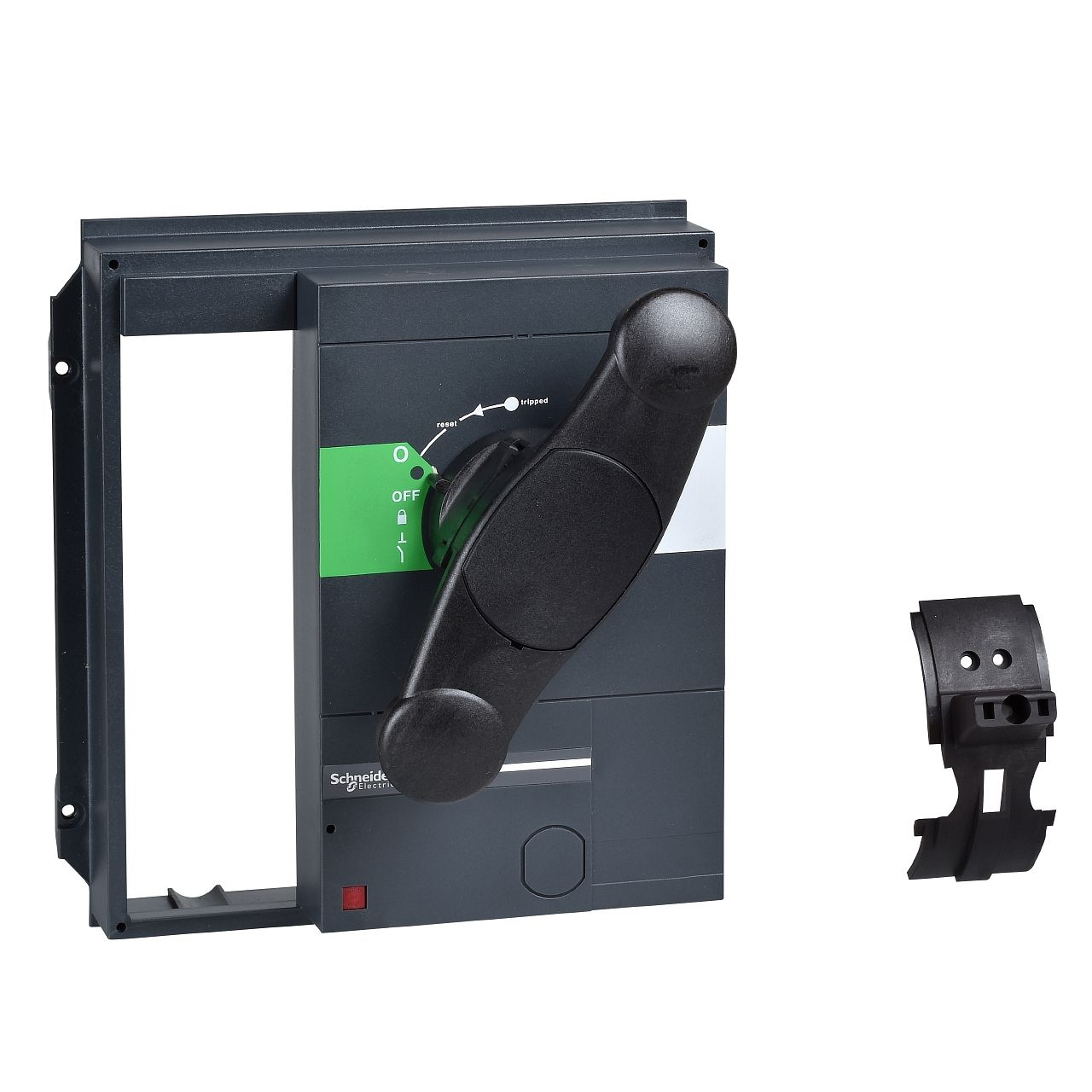 ComPact NS - commande rotative frontale pour NS630-1600A - poignée rouge jaune