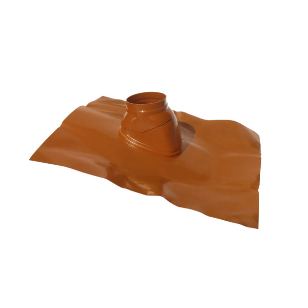 Solin de toiture 25 à 45° ocre plomb ocre large D80/125mm -  UBBINK - 172022 