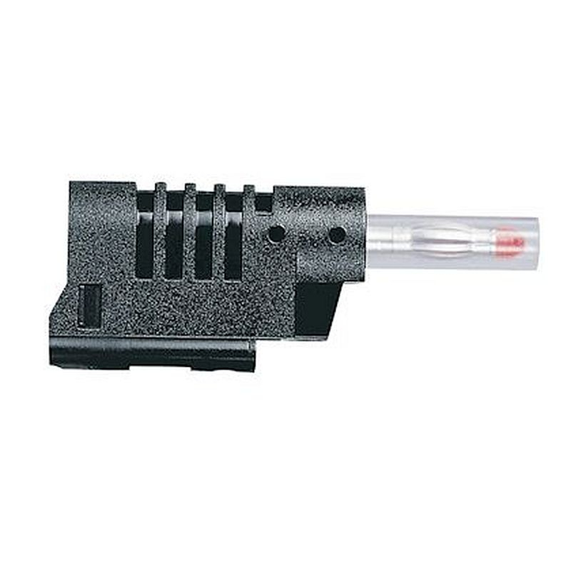 Fiche banane D=4mm 16A 33V~ ou 70V= embout isolant et fourreau rétractable - noi