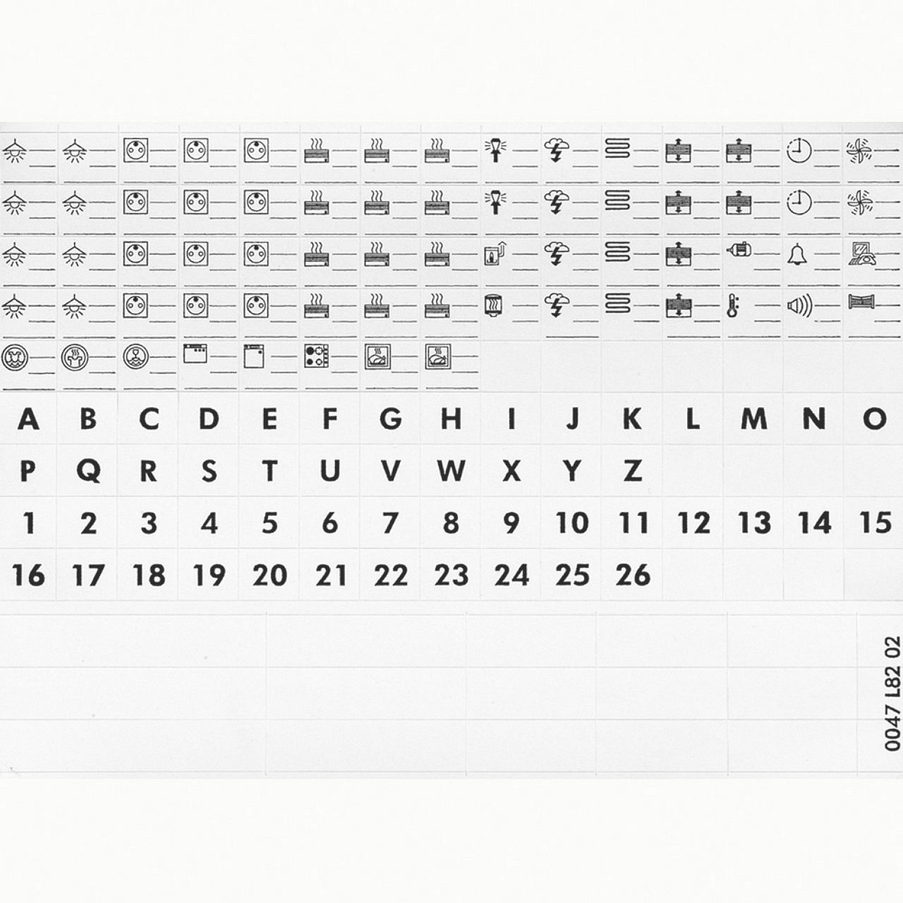 Etiquette de repérage adhésive pour imprimante laser pour modulaire