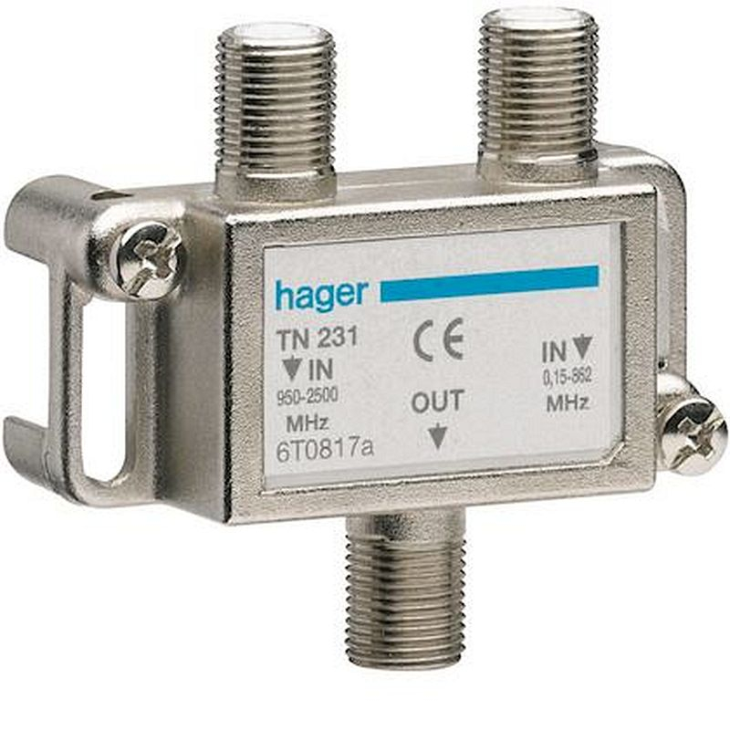 Coupleur TV hertzien/satellite