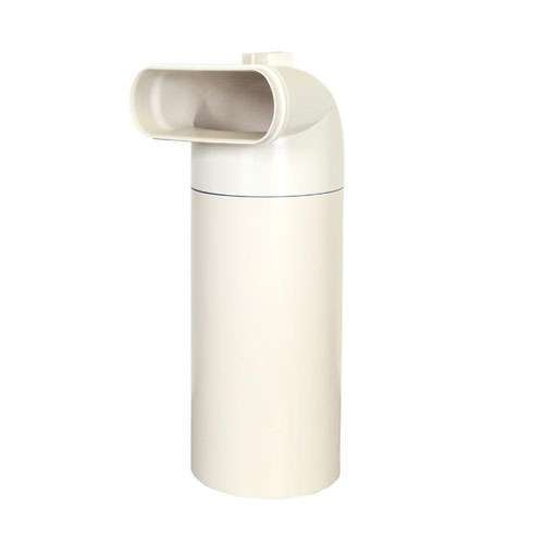Kit passage de dalle coudé ø125 ø125 > 140 x 60 - Easyflex - 28906 RENSON - 28906 