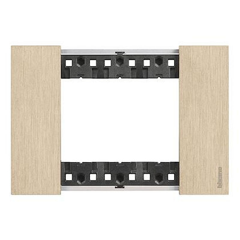 Plaque de finition Living Now Collection Les Blancs 3 modules finition Or