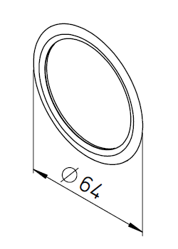 10 Joints toriques pour conduit d'air FRS⌀63 - FRS-DR 63 - 9331 HELIOS VENTILATEURS - 9331 