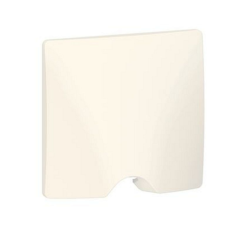 Sortie de câble IP21 dooxie livrée complète avec plaque finition blanc