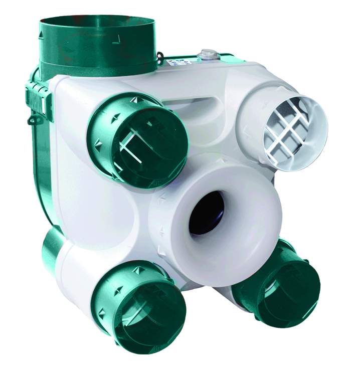 Kit VMC simple flux autoréglable - Deco Sérénité QAI - 604142 S&P UNELVENT - 604142 