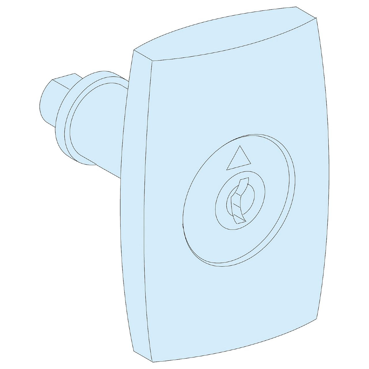 PrismaSeT G Active - Bouton verrou coffret IP55 - 2 clés 405