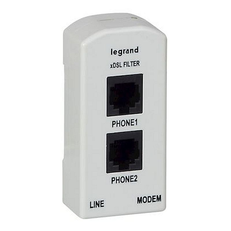 Répartiteur modulaire téléphonique ADSL 3 sorties - 2 modules