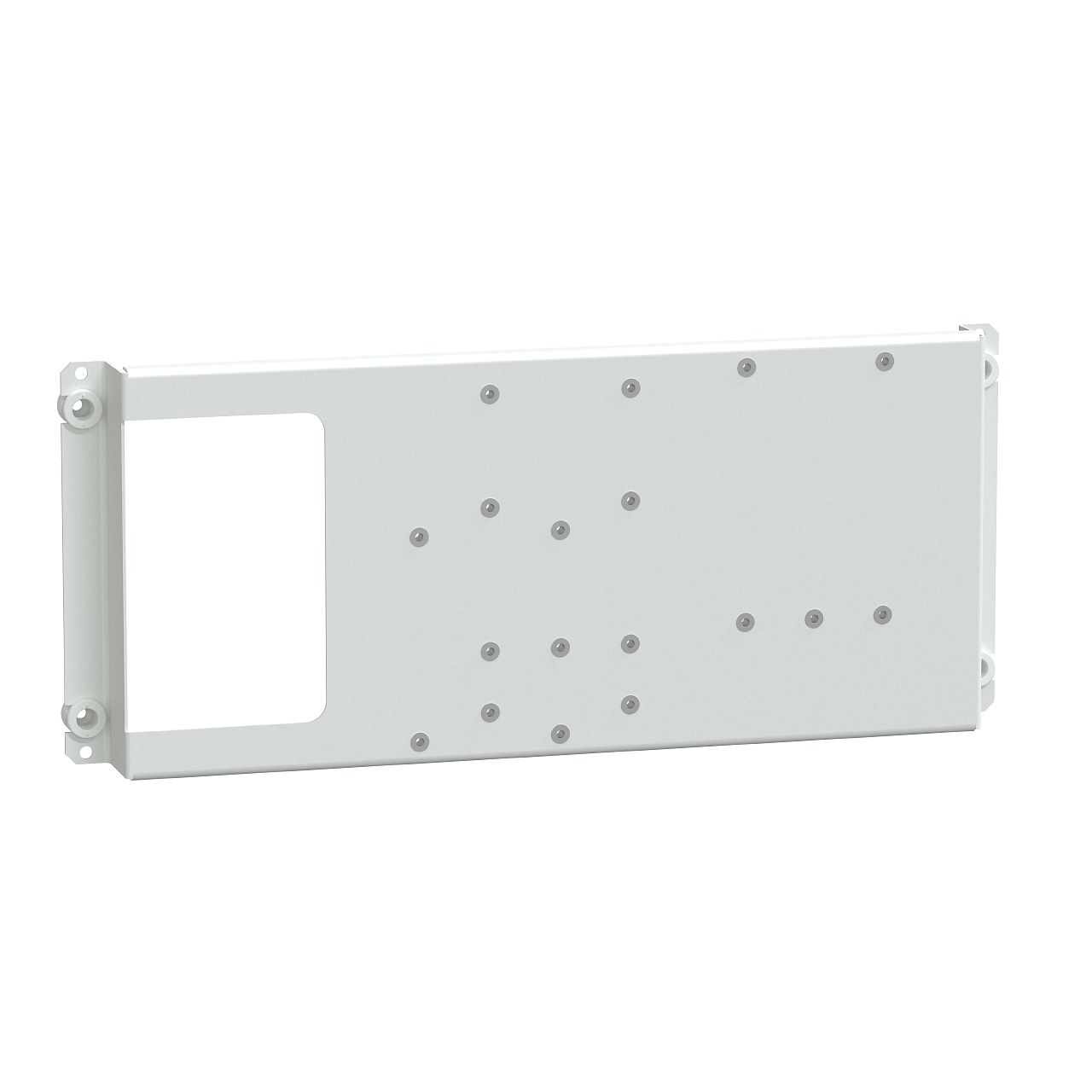 PrismaSeT G Active - Platine NSX/INS 100 à 250A - Fixe - côte/côte-L600-RAL9003