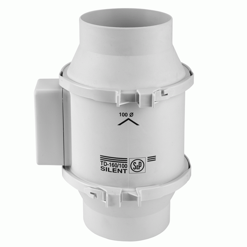 Ventilateur de gaine - KIT TD-160/100 N - 251281 S&P UNELVENT - 251281 