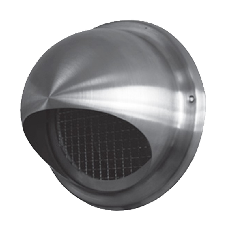 Entrée/sortie d'air murale inox D125 - PAQS 125 INOX - 870253 S&P UNELVENT - 870253 