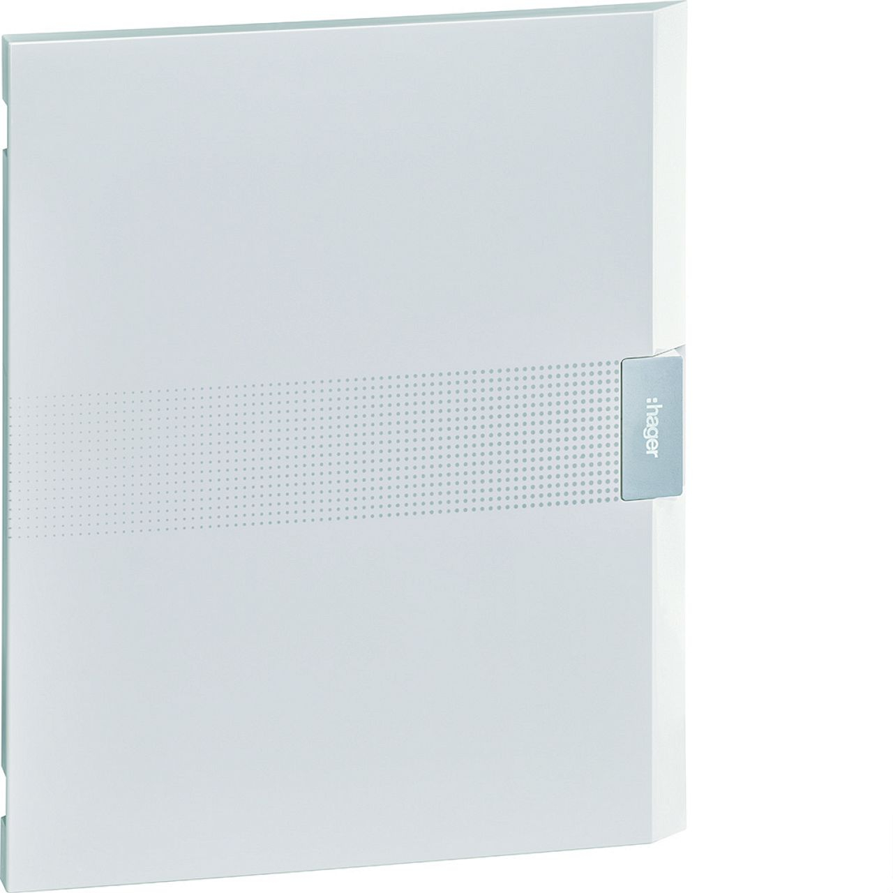 Porte opaque pour coffret vega largeur 18 modules hauteur 2 rangées