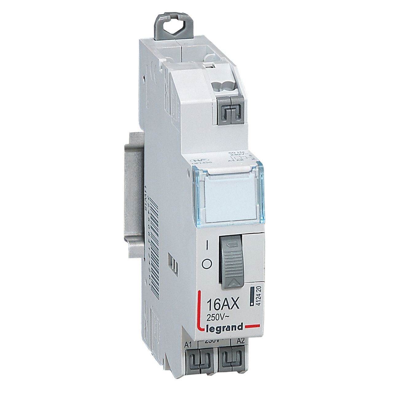 Télérupteur standard à bornes auto 230V~- 1P - 250V~~ - 16A - 1F - 1 module